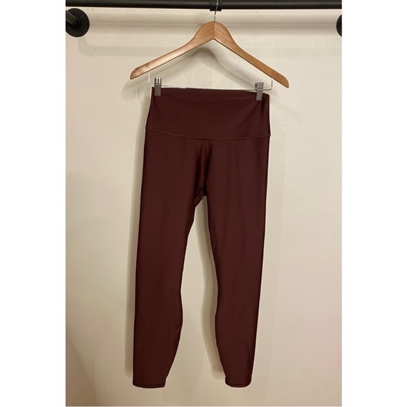 ALO Yoga High Waist Airlift Black Cherry Leggings - Picture 4 of 6